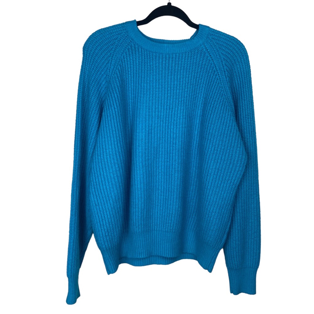 Vintage 90s St. John’s Bay Turquoise Sweater